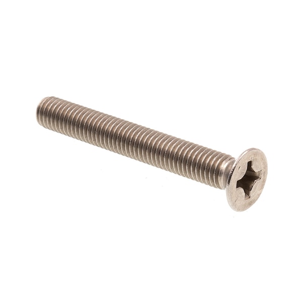 Prime-Line Machine Screw, Metric, Flat Head, Phillip Drive M8-1.25 X 60MM A2-70 Stainless Steel 5PK 9121806 - main